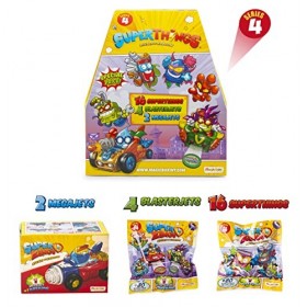 SUPERTHINGS RIVALS OF KABOOM - Édition Spéciale Super Pack XL Série 4, 10 Enveloppes Surprise Série 4, 4 Blasterjets et 2 Még