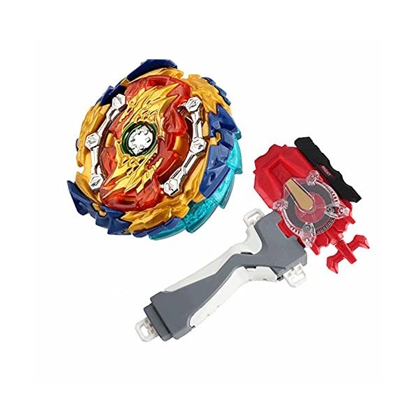 MLYWD Bayblade Toupies,Toupie Burst Turbo avec Lanceurs, Gyro Pocket Box Pro-Cadeaux pour Enfant Non-Stop Battle Deluxe Baybl