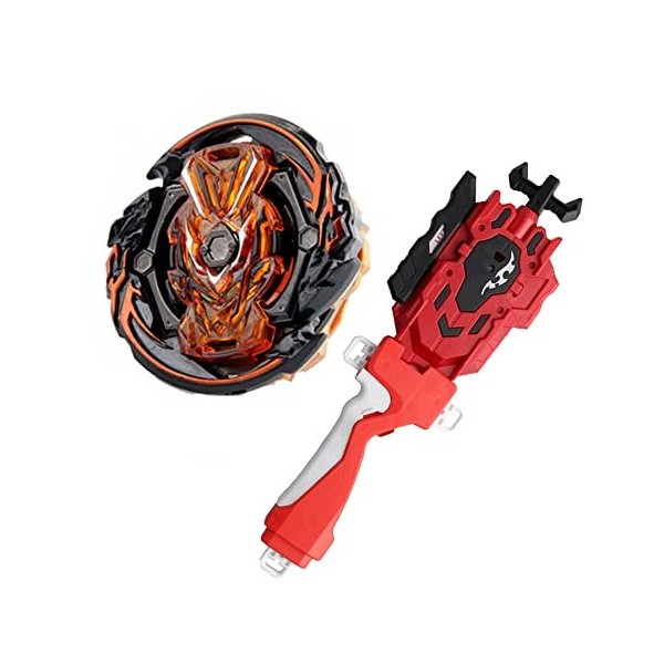 MLYWD Bayblade Toupies,Toupie Burst Turbo avec Lanceurs, Gyro Pocket Box Pro-Cadeaux pour Enfant Non-Stop Battle Deluxe Baybl