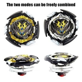 mlywd Bey Toupie Blade Burst, Quadrive Toupie Metal Fusion avec Lanceur Starter Gyro de Combat Jouet Set，B-180