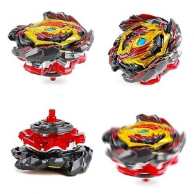 mlywd Bey Toupie Blade Burst, Quadrive Toupie Metal Fusion avec Lanceur Starter Gyro de Combat Jouet Set，B-145