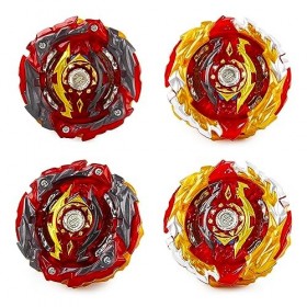 mlywd Bey Toupie Blade Burst, Quadrive Toupie Metal Fusion avec Lanceur Starter Gyro de Combat Jouet Set，B-172