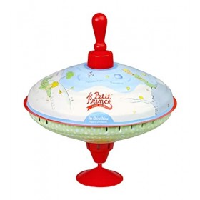 Lena Der Kleine Prinz bourdonnante Le Petit Prince Ø19 cm, métal, Bascule Classique à Pompe, tôle avec Pointe, toupie Jouet p