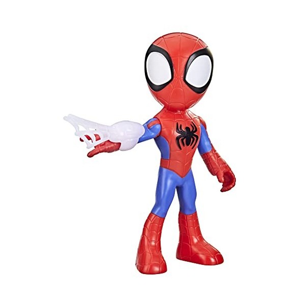 Marvel Spidey and His Amazing Friends, Figurine de Super-héros Spidey Format géant pour Enfants à partir de 3 Ans