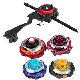 Weikeya Burst Set Toys, Fun et Loisirs Jouet de en métal résistant à lusure pour Vos Enfants Qui Aiment la toupie