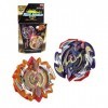 Bayblade Toupies,Toupie Burst Turbo avec Lanceurs, Gyro Pocket Box Pro-Cadeaux pour Enfant Non-Stop Battle Deluxe Hasbro Bayb