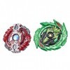 Beyblade Burst Surge Speedstorm, Dual Pack Origin Achilles A6 et Tyros T6