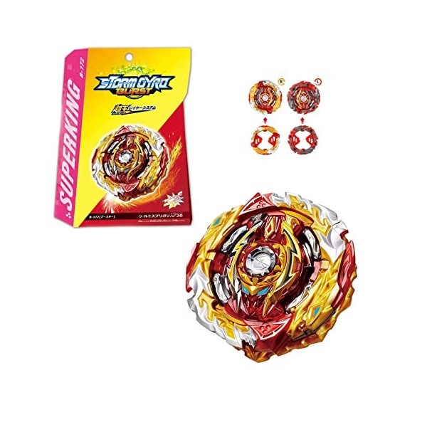 Gnueren Beyblades Toupie de combat Burst Battling Tops, Rotation dans les deux directions Metal Masters Toupie pour Enfants J