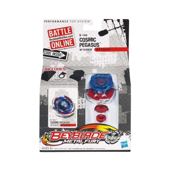 Beyblade Metal Fury Cosmic Pegasus W105R2F