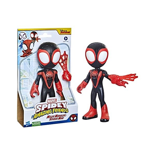 Marvel Spidey and His Amazing Friends, Figurine Miles Morales : Spi