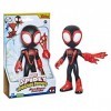 Marvel Spidey and His Amazing Friends, Figurine Miles Morales : Spider-Man Format géant pour Enfants à partir de 3 Ans