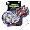 Beyblade Burst Pivoines Lot de 2 ensembles en métal Gyro 4D Pivoines Gyro Chaîne Launcher avec Stade Infinity Natation Basiqu