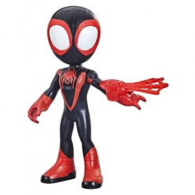 Marvel Spidey and His Amazing Friends, Figurine Miles Morales : Spider-Man Format géant pour Enfants à partir de 3 Ans