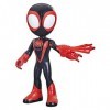 Marvel Spidey and His Amazing Friends, Figurine Miles Morales : Spider-Man Format géant pour Enfants à partir de 3 Ans