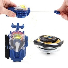 OBEST Lanceur à toupie, Lanceur à chaîne Double Direction Gauche et Droite pour Jouet