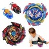 XPJBKC Burst Turbo Blade Lot de 2 toupies de combat Fusion en métal avec 2 lanceurs B-184 & B-170 pour enfants à partir de 12