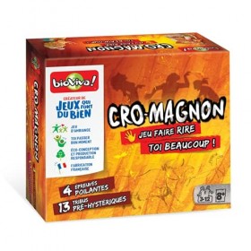 BIOVIVA- Cro-Magnon Jeu de Plateau Familial dès 8 Ans, 271028, Bioviva-271028-Cro-Magnon/édition 10