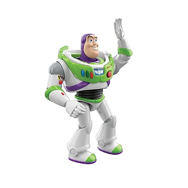 Disney Pixar Toy Story figurine articulée parlante interactive Buzz L’Éclair, peut interagir avec les personnages d’autres fi