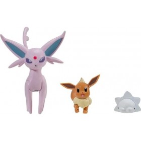 Pokemon PKW2683 Figurines Evoli, Snom, Espeon, Multicolore