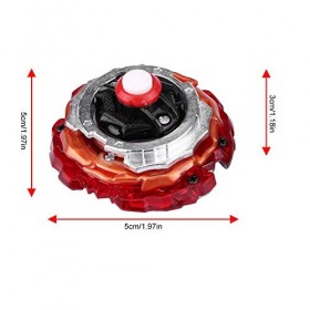 Alomejor 4 In1 Toupie Burst Set Jouets Metal Fusion Combat Gyro avec Lanceur Toupie Dreidel Toy Modèle de Machine