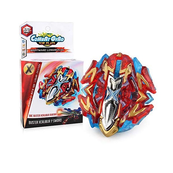 ZED- 4D Toupie Burst avec Launcher Gyro Métal Super Combat| Battle Jouets Classiques pour Enfants Adulte| 1 Toupie + 1 Lanceu