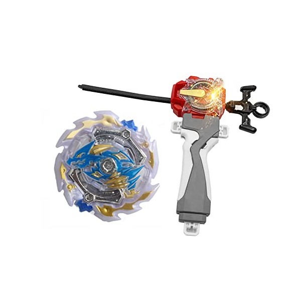 MLYWD Bayblade Toupies,Toupie Burst Turbo avec Lanceurs, Gyro Pocket Box Pro-Cadeaux pour Enfant Non-Stop Battle Deluxe Baybl