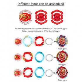 Netoke Toupie Bey Burst Turbo 4D Combinaison, avec Metal Fusion B-200 Lanceur, Jouets Classiques Enfants Cadeau, Modèle：B-200