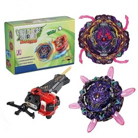 Netoke Toupie Bey Burst Turbo 4D Combinaison, avec Metal Fusion B-200 Lanceur, Jouets Classiques Enfants Cadeau, Modèle：B-169