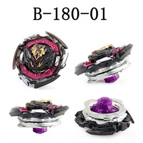 Netoke Toupie Bey Burst Turbo 4D Combinaison, avec Metal Fusion B-200 Lanceur, Jouets Classiques Enfants Cadeau, Modèle：B-180