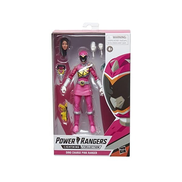 Power Rangers Dino Charge Lightning Collection Figurine 2022 Pink Ranger 15 cm