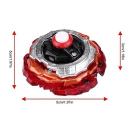 Dilwe 4 en 1 Toupie Burst Set Jouets Arène Gyroscope Toupie Combat avec Lanceur Jouet Top