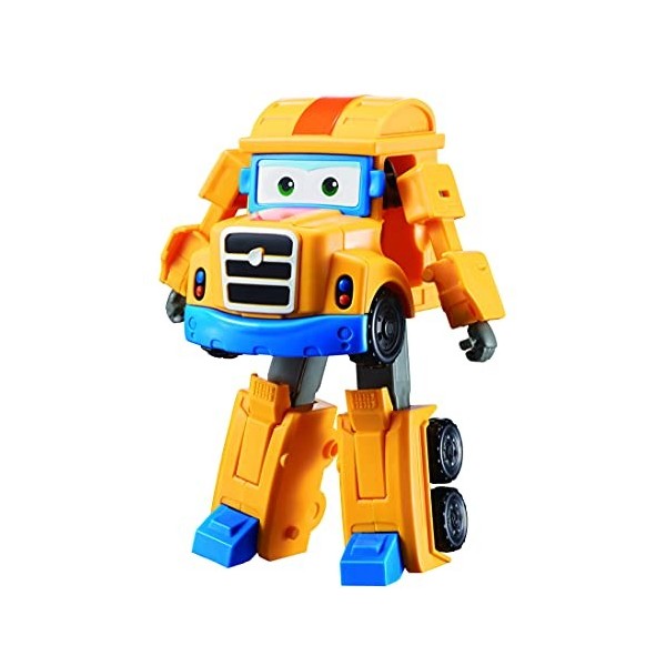 Super Wings AGENT CHACE Avion Jouet Transformable et Figurine Robot,Robot Transformable du Dessin Animé,Jouet Enfant 3 4 5 6 