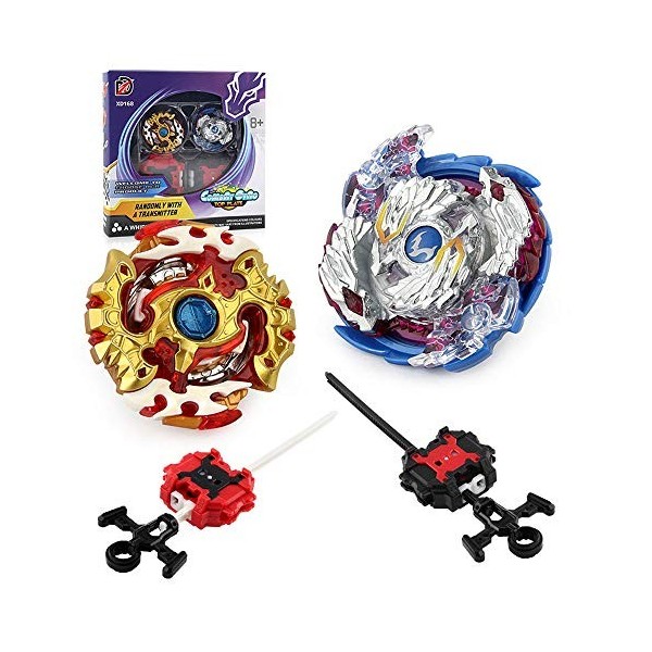 Shineus Beyblade Burst 4D Set - Toupies tournantes de nouveauté Se battant au Sommet Storm Gyro Boys Toys pour Enfants Enfant