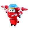 Super Wings AGENT CHACE Avion Jouet Transformable et Figurine Robot,Robot Transformable du Dessin Animé,Jouet Enfant 3 4 5 6 