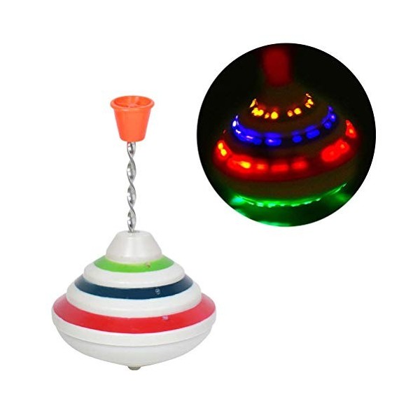 Toyvian Toupie gyroscopique clignotante à LED - Cadeau danniversaire pour enfants