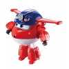 Super Wings AGENT CHACE Avion Jouet Transformable et Figurine Robot,Robot Transformable du Dessin Animé,Jouet Enfant 3 4 5 6 