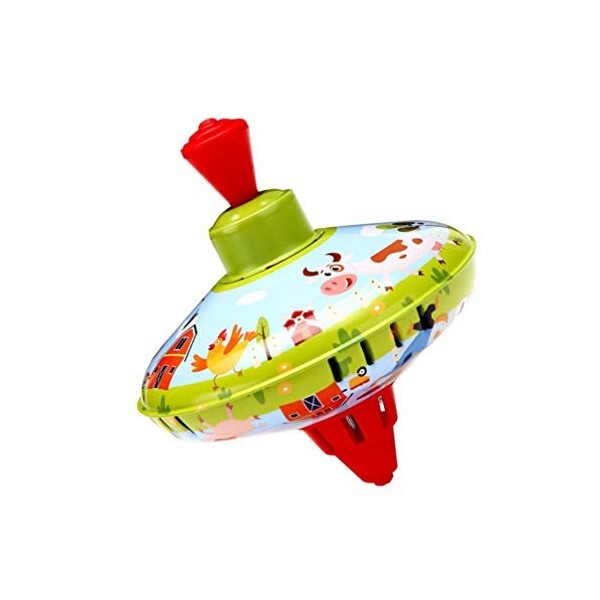 TOYANDONA Toupie Jouet Métal Enfants Spin Jouets Fête Traditionnelle Faveurs Jeu Interactif Jouet Éducatif Bébé Douche Cadeau