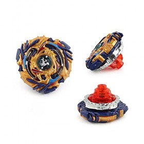 MLYWD Bayblade Toupies,Toupie Burst Turbo avec Lanceurs, Gyro Pocket Box Pro-Cadeaux pour Enfant Non-Stop Battle Deluxe Hasbr