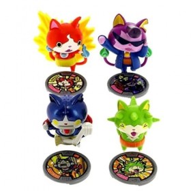 Hasbro - Yo Kai Watch 1388223. Jeu de 4 personnages.