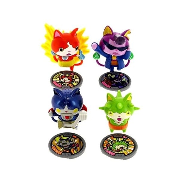 Hasbro - Yo Kai Watch 1388223. Jeu de 4 personnages.