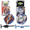 simyron Toupie Burst Set 2 Pcs 4D Set Beyblade Métal Fusion Jouet Set,Metal Fusion Burst Turbo Blade Gyro de Combat Jouet Set