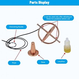 Spinning Top Metal Anti-gravité Spinning Top Balance Toy,plplaaoo Norme Gyroscope-Precision Gyroscope,Mini Stress Relieve Toy