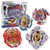 Angel ZYJ 2019 2/3/4pcs Toupie Gyro de Combat Métal Fusion Jouet et Cadeaux Intéressant pour Enfants A 