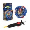 ZED- Beyblade Toupies,Toupie Burst Turbo avec Lanceurs, Gyro Pocket Box Pro-Cadeaux pour Enfant Non-Stop Battle Deluxe Hasbro