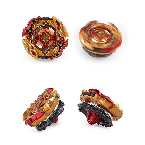 ZED- Beyblade Toupies,Toupie Burst Turbo avec Lanceurs, Gyro Pocket Box Pro-Cadeaux pour Enfant Non-Stop Battle Deluxe Hasbro