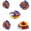 ZED- Beyblade Toupies,Toupie Burst Turbo avec Lanceurs, Gyro Pocket Box Pro-Cadeaux pour Enfant Non-Stop Battle Deluxe Hasbro