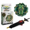 ZED- Beyblade Toupies,Toupie Burst Turbo avec Lanceurs, Gyro Pocket Box Pro-Cadeaux pour Enfant Non-Stop Battle Deluxe Hasbro