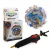 ZED- Beyblade Toupies,Toupie Burst Turbo avec Lanceurs, Gyro Pocket Box Pro-Cadeaux pour Enfant Non-Stop Battle Deluxe Hasbro