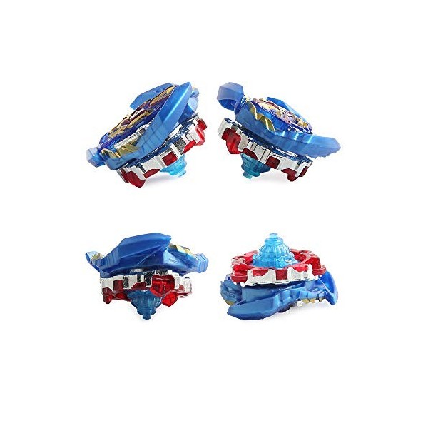 Cool Belle Beyblade Toupies,Toupie Burst Turbo avec Lanceurs, Gyro Pocket Box Pro-Cadeaux pour Enfant Non-Stop Battle Deluxe 