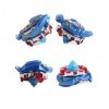 Cool Belle Beyblade Toupies,Toupie Burst Turbo avec Lanceurs, Gyro Pocket Box Pro-Cadeaux pour Enfant Non-Stop Battle Deluxe 